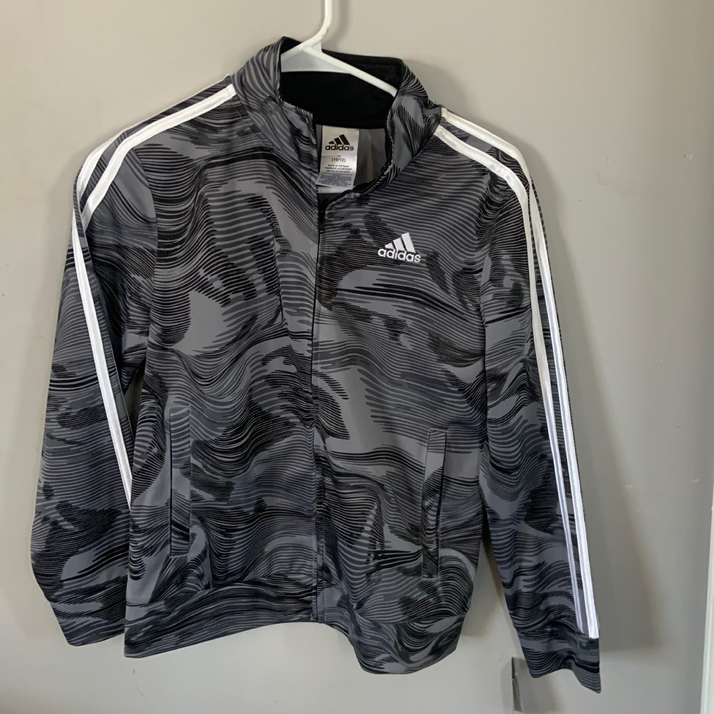 adidas boys zip up